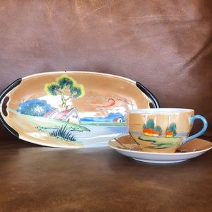 Vintage Hand painted Trico set.